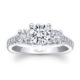 Moissanite 3 Stone Ring