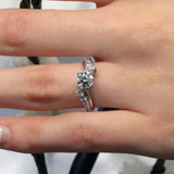 Classic Moissanite Ring