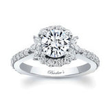 Marquise Halo Moissanite Ring