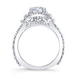 Marquise Halo Moissanite Ring