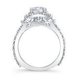 Marquise Halo Moissanite Ring