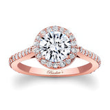 1 carat Halo Engagement Ring