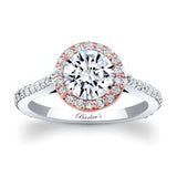 1 carat Halo Engagement Ring