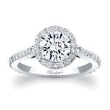 1 carat Halo Engagement Ring