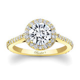 1 carat Halo Engagement Ring