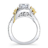Flower Engagement Ring