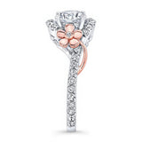 Flower Engagement Ring