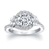Flower Engagement Ring