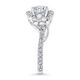 Flower Engagement Ring