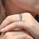 Cathedral Diamond Ring