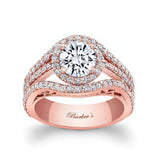 Halo Moissanite Ring