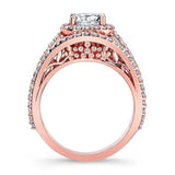 Halo Moissanite Ring