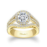 Halo Moissanite Ring