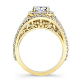 Halo Moissanite Ring