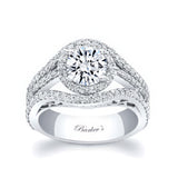 Halo Moissanite Ring