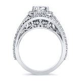 Halo Moissanite Ring
