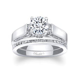 Cathedral Setting Moissanite Ring Set