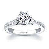 Flower Moissanite Ring
