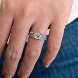3 Row Pave Ring