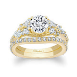 Vintage Marquise Moissanite Bridal Set