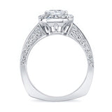 Princess Cut Halo Diamond Ring