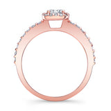 Half Carat Halo Ring