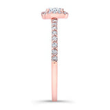 Half Carat Halo Ring