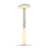 Half Carat Halo Ring