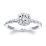 Half Carat Halo Ring