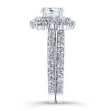 Moissanite Sunflower Bridal Set