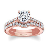 Traditional Moissanite Ring Set
