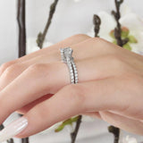 Traditional Moissanite Ring Set