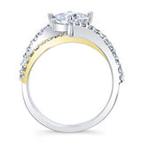 Kite Set Engagement Ring