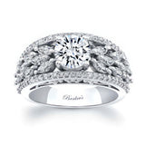 Vintage Lab Grown Diamond Cluster Ring