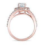 Thin Band Engagement Ring