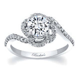 Thin Band Engagement Ring