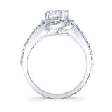 Thin Band Engagement Ring
