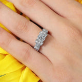 Baguette And Round Diamond Ring
