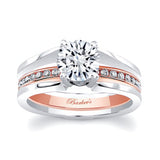 Interlock Moissanite Bridal Set
