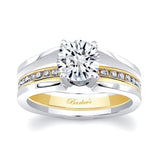 Interlock Moissanite Bridal Set