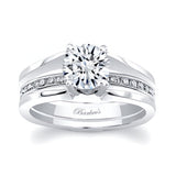 Interlock Moissanite Bridal Set