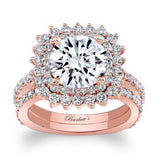 3 Carat Moissanite Engagement Ring Set