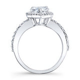 Pear Shaped Moissanite Ring