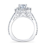 Classic Halo Diamond Engagement Ring