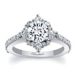 Classic Halo Diamond Engagement Ring
