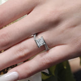 Princess Cut Channel Set Engagement Ring