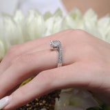Princess Cut Channel Set Engagement Ring