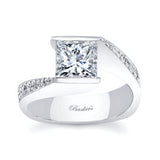 Princess Cut Channel Set Engagement Ring