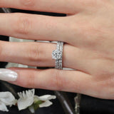 Moissanite Bridal Set
