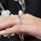 Moissanite Bridal Set